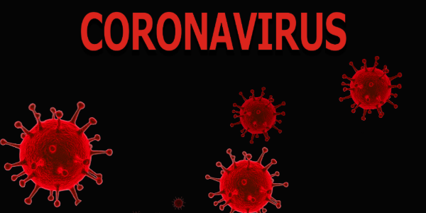 Canva - inscription coronavirus with coronovirus viruses on a black background. The concept of the spread of coronavirus..png