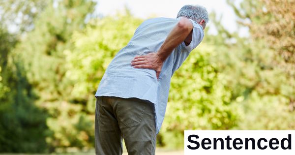 Man with back pain
