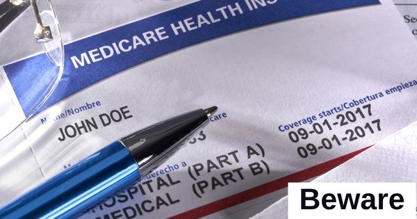 A Medicare card.